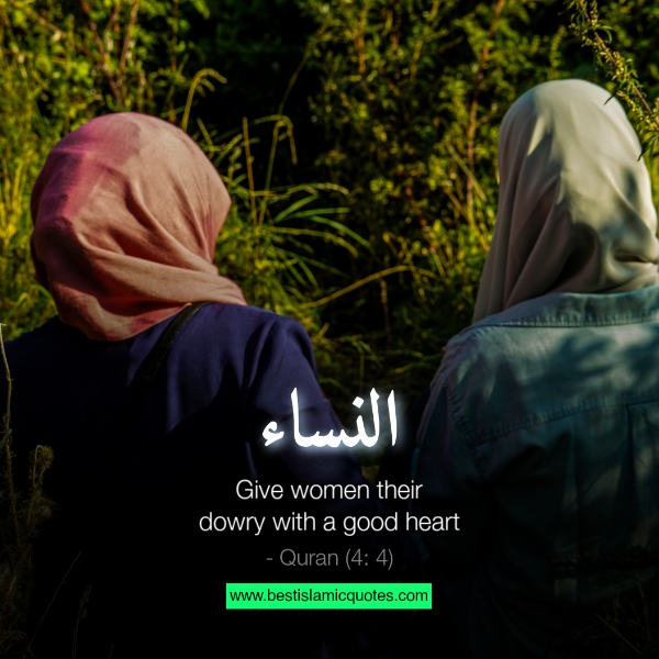 english quotes related to womens in islam